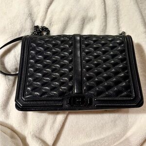 Rebecca Minkoff Black Quilted Crossbody Bag